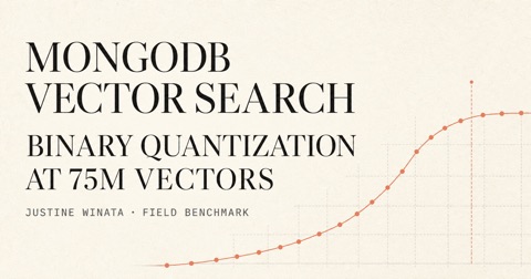 MongoDB binary quantization benchmark